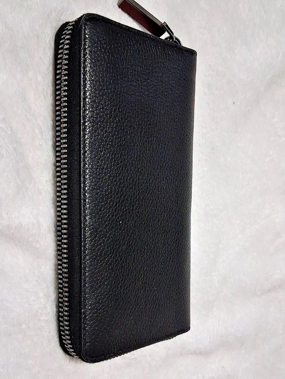 Christian Louboutin Panettone Zip Around Wallet Black & Red
